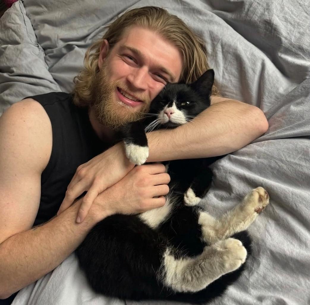 Cat Cuddling Viktor