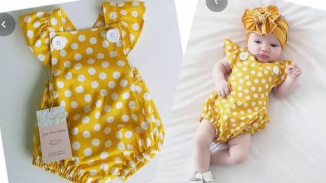 Baby Clothing Tutorial Thumbnail with Product Display