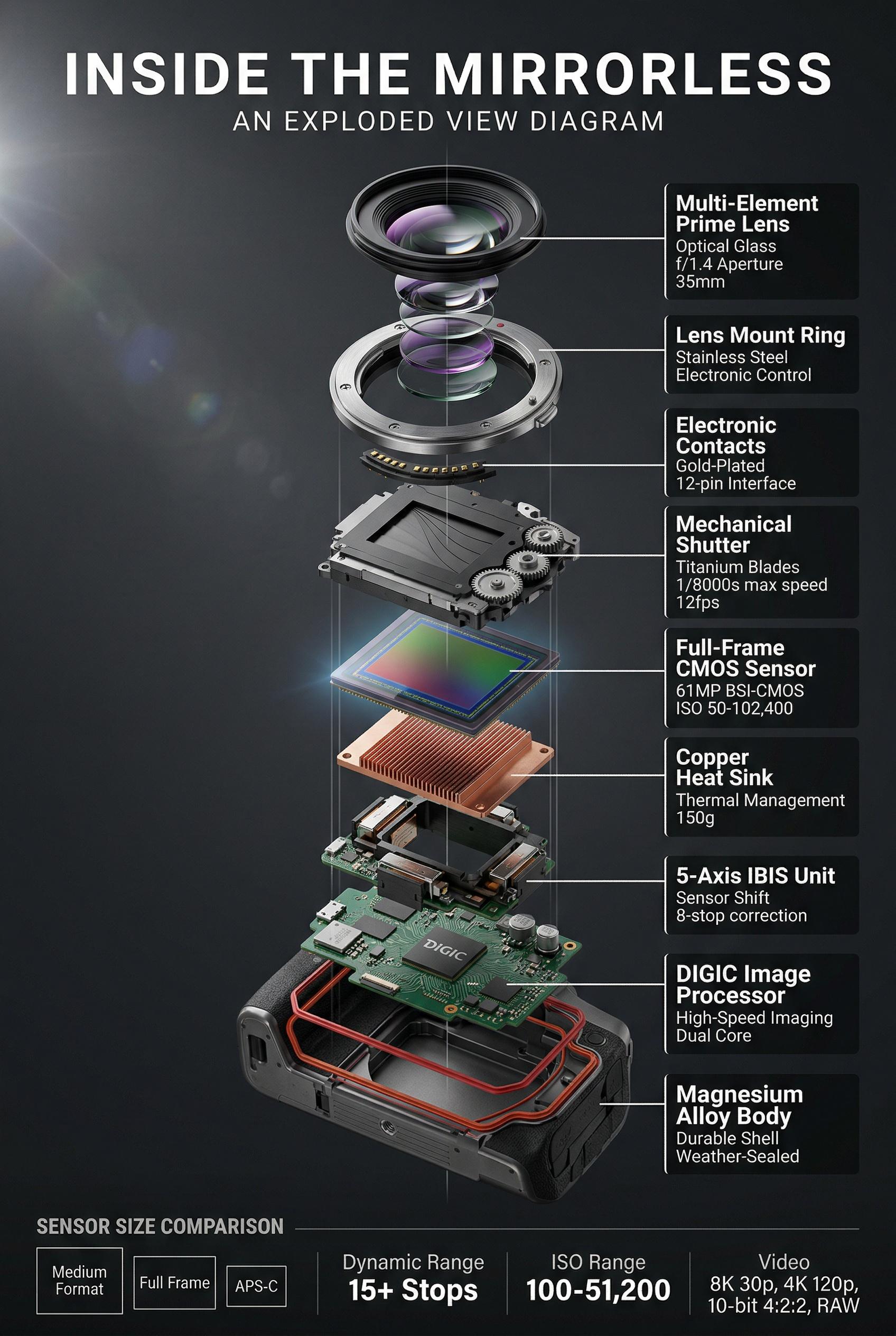 Camera Sensor Exploded View