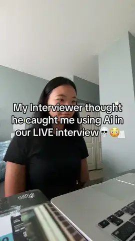 My Interviewer thought
he caught me using Ai in
our LIVE int
