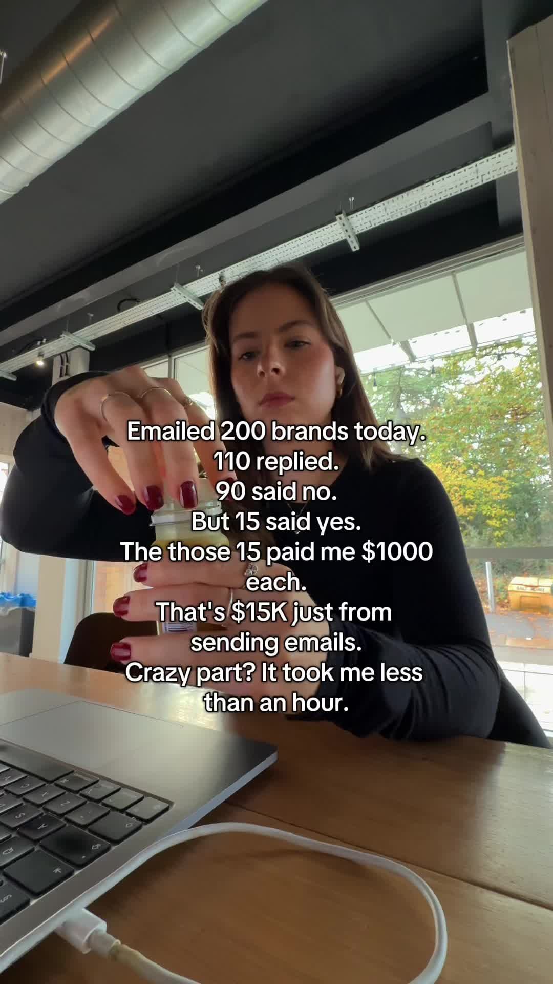 Emailed 200 brands today.
110 replied.
90 said no.
But 15 sa