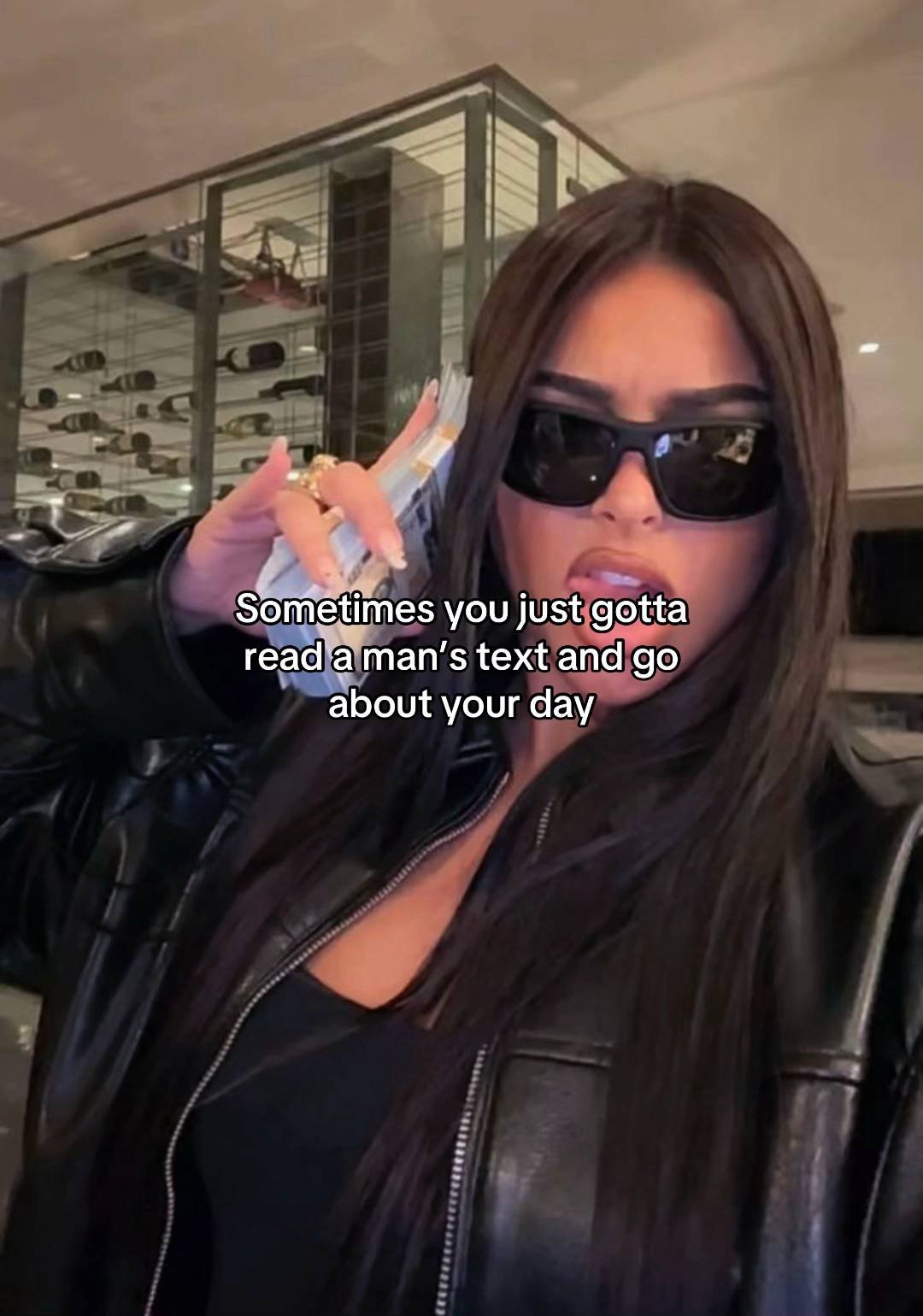 Sometimes you just gotta
read a man's text and go
about your