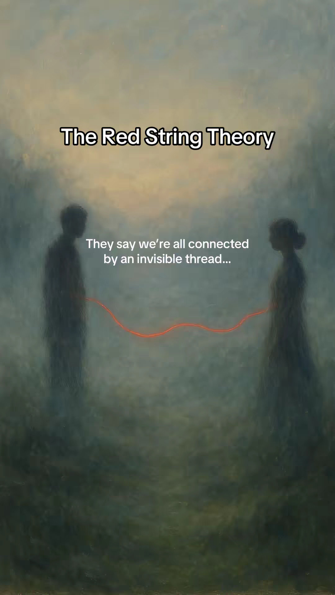 The Red String Theory

They say we're all connected
by an in